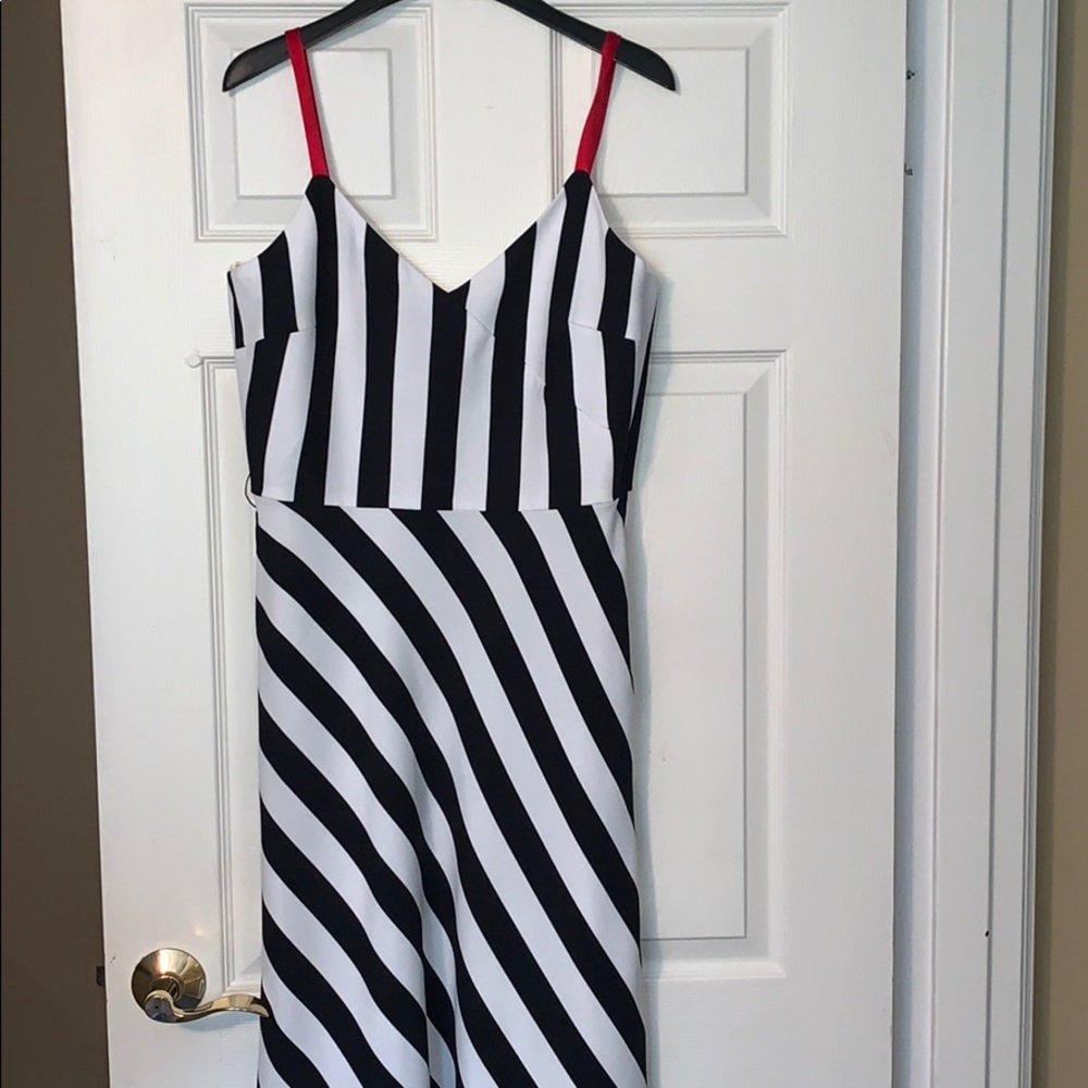 Black and white dress